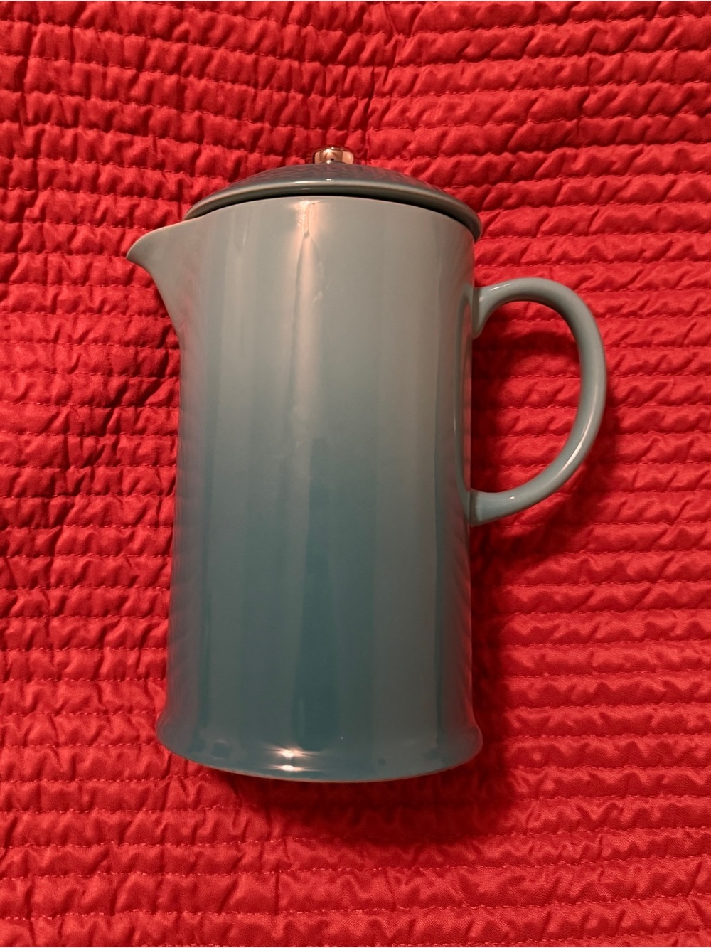 Le Creuset Blue Ceramic 4-6 cup French Press